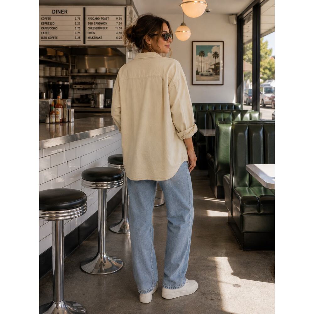 Something Navy | Classic Button Up $150 - Picture 3 of 10